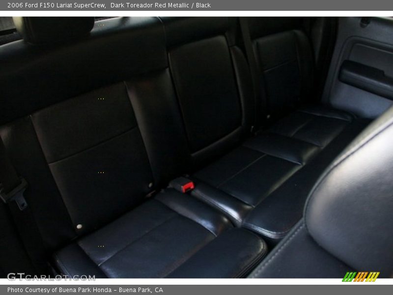 Dark Toreador Red Metallic / Black 2006 Ford F150 Lariat SuperCrew