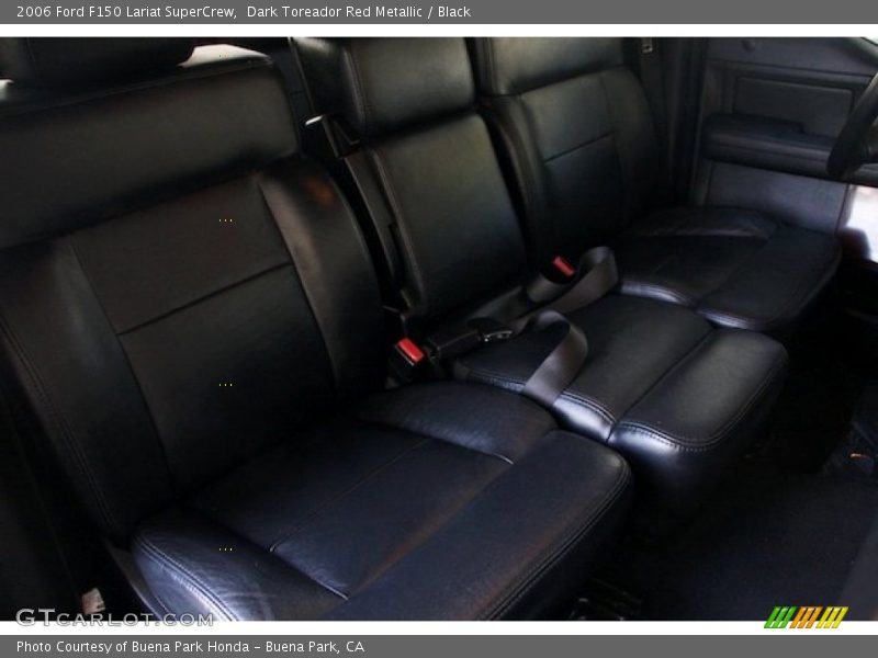 Dark Toreador Red Metallic / Black 2006 Ford F150 Lariat SuperCrew
