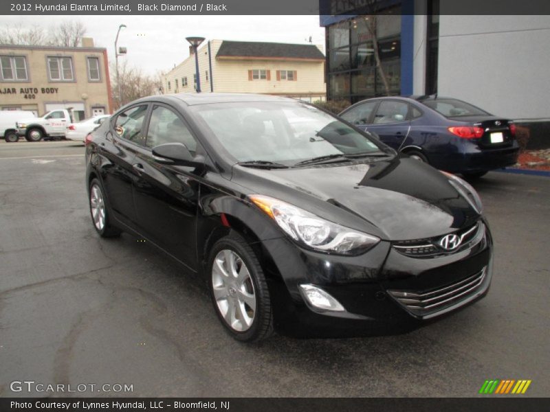 Black Diamond / Black 2012 Hyundai Elantra Limited