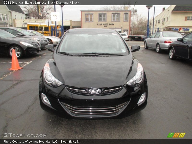 Black Diamond / Black 2012 Hyundai Elantra Limited