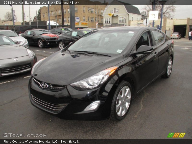 Black Diamond / Black 2012 Hyundai Elantra Limited