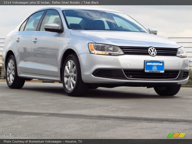 Reflex Silver Metallic / Titan Black 2014 Volkswagen Jetta SE Sedan