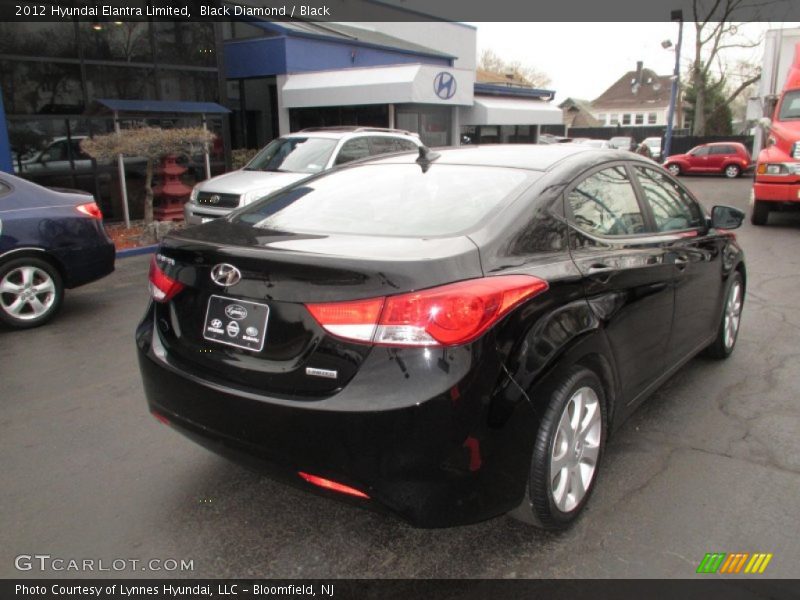 Black Diamond / Black 2012 Hyundai Elantra Limited