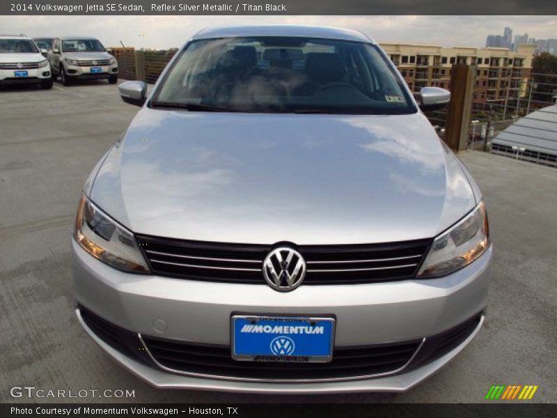 Reflex Silver Metallic / Titan Black 2014 Volkswagen Jetta SE Sedan