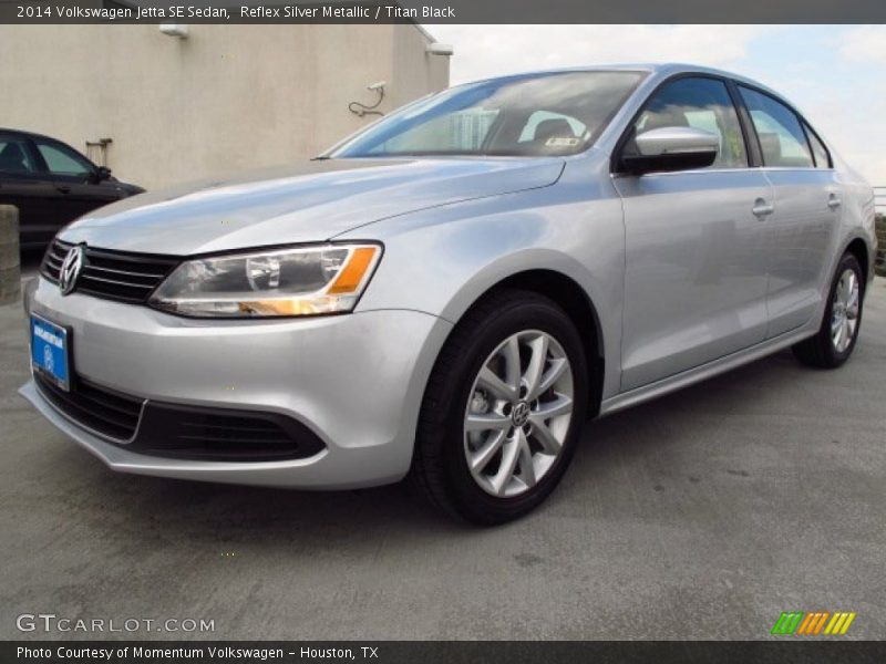 Reflex Silver Metallic / Titan Black 2014 Volkswagen Jetta SE Sedan