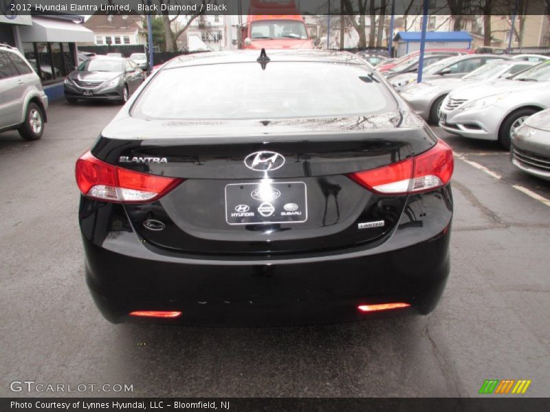 Black Diamond / Black 2012 Hyundai Elantra Limited