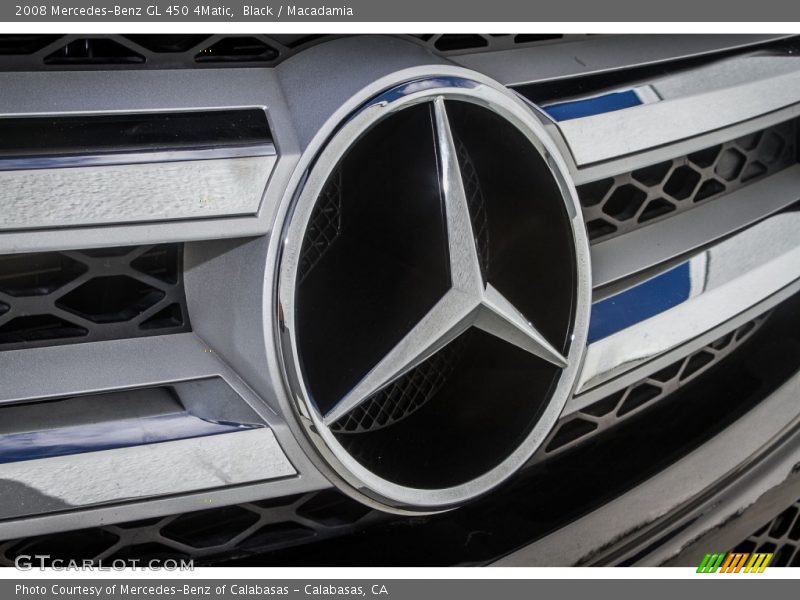 Black / Macadamia 2008 Mercedes-Benz GL 450 4Matic