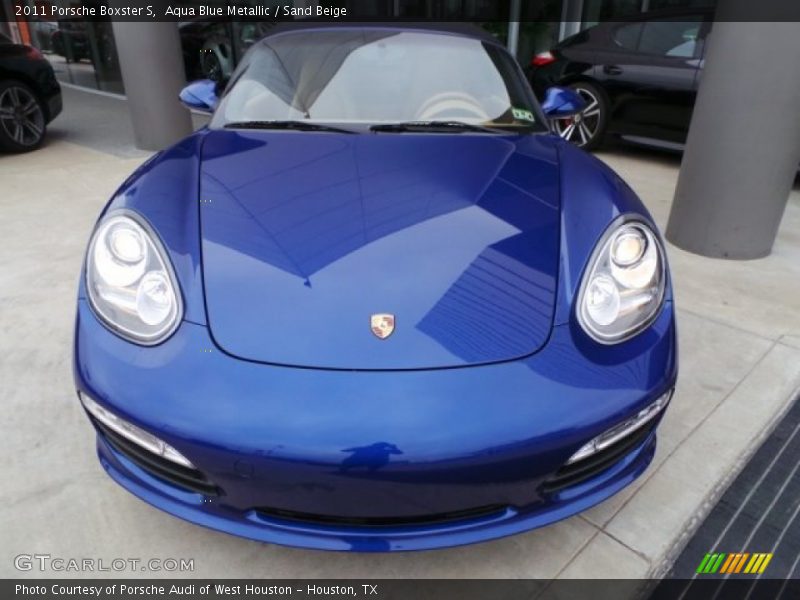 Aqua Blue Metallic / Sand Beige 2011 Porsche Boxster S