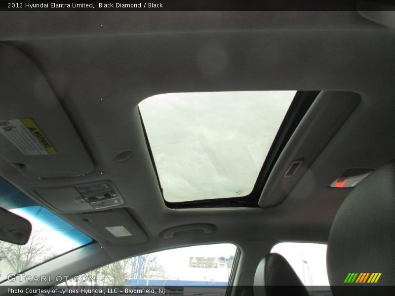Black Diamond / Black 2012 Hyundai Elantra Limited