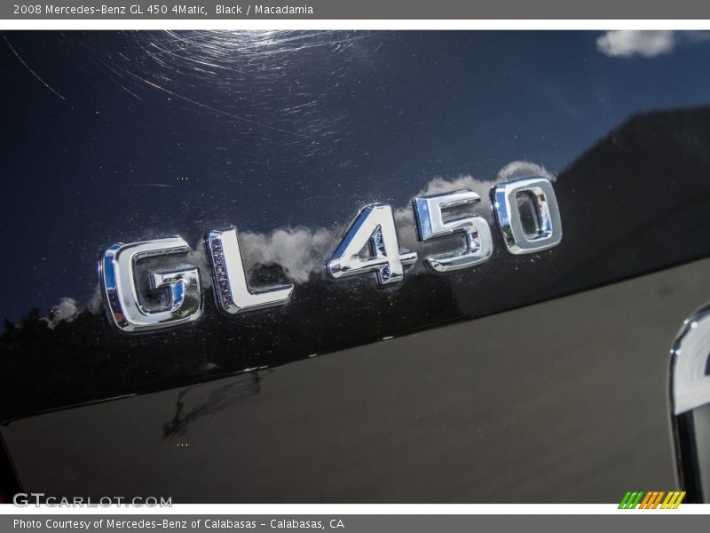 Black / Macadamia 2008 Mercedes-Benz GL 450 4Matic