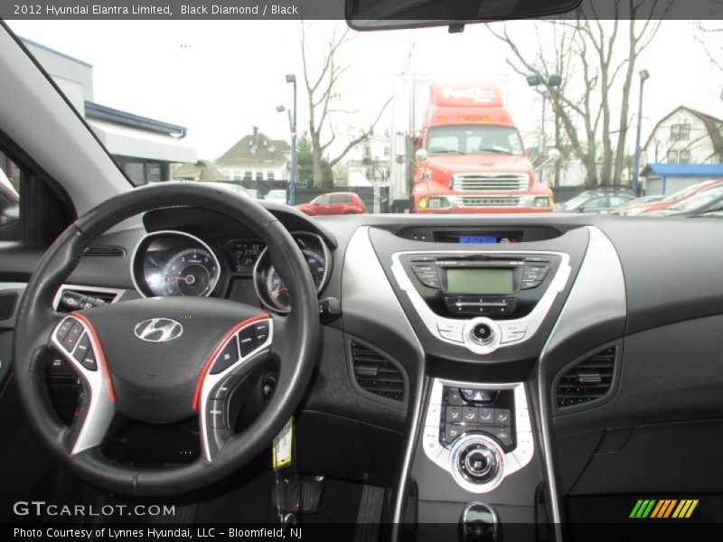 Black Diamond / Black 2012 Hyundai Elantra Limited