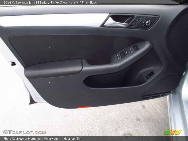 Reflex Silver Metallic / Titan Black 2014 Volkswagen Jetta SE Sedan