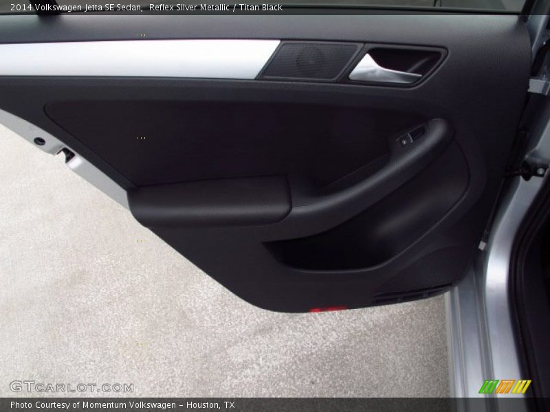 Reflex Silver Metallic / Titan Black 2014 Volkswagen Jetta SE Sedan