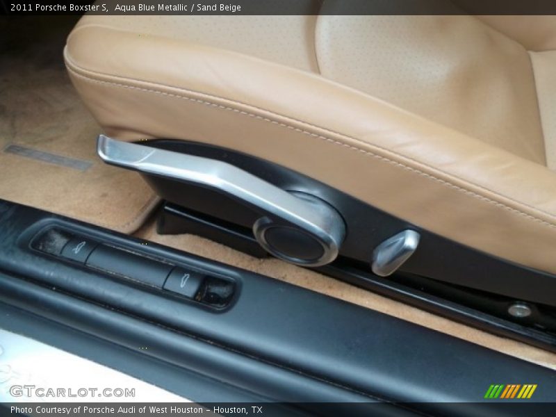 Aqua Blue Metallic / Sand Beige 2011 Porsche Boxster S