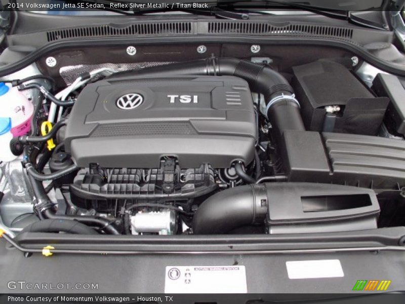 Reflex Silver Metallic / Titan Black 2014 Volkswagen Jetta SE Sedan