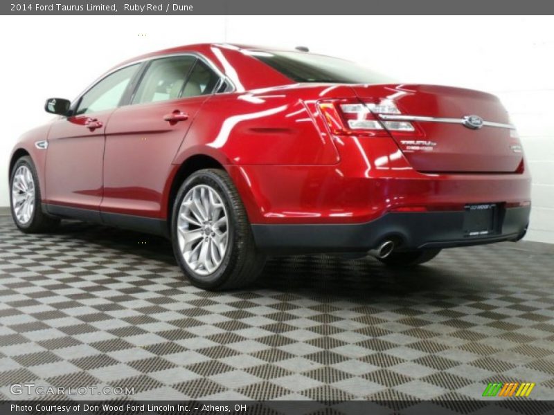 Ruby Red / Dune 2014 Ford Taurus Limited