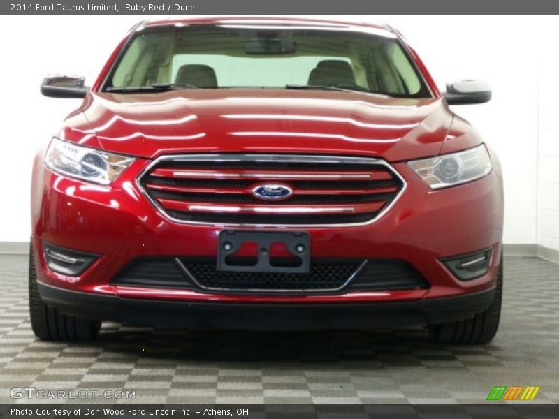 Ruby Red / Dune 2014 Ford Taurus Limited