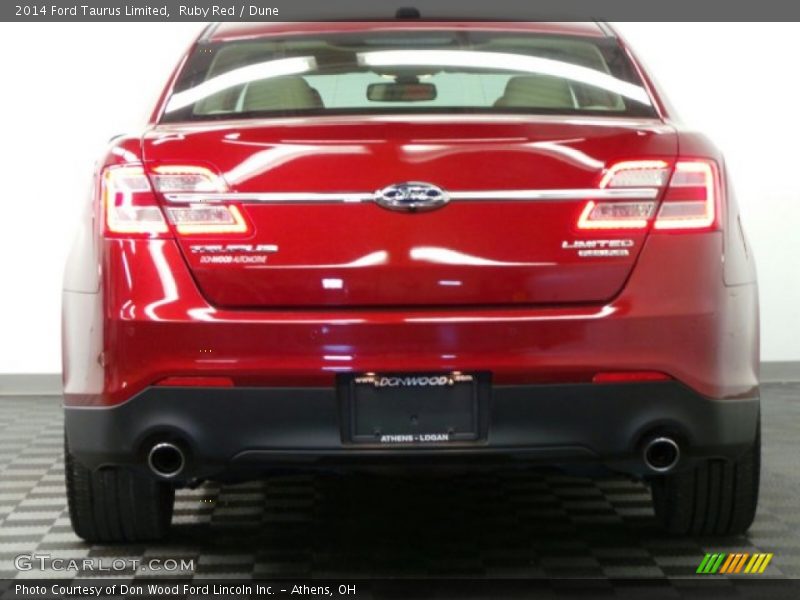 Ruby Red / Dune 2014 Ford Taurus Limited