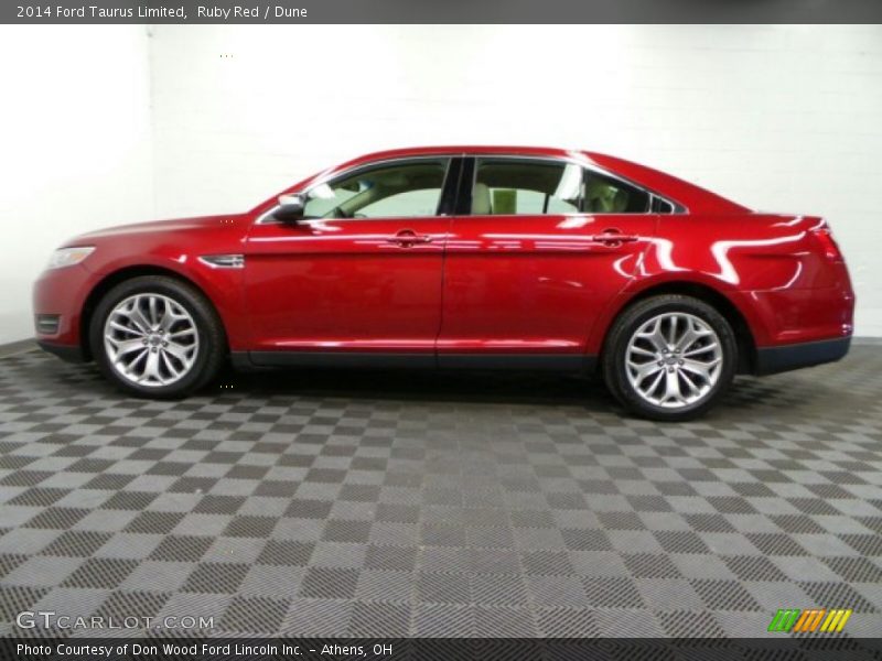 Ruby Red / Dune 2014 Ford Taurus Limited