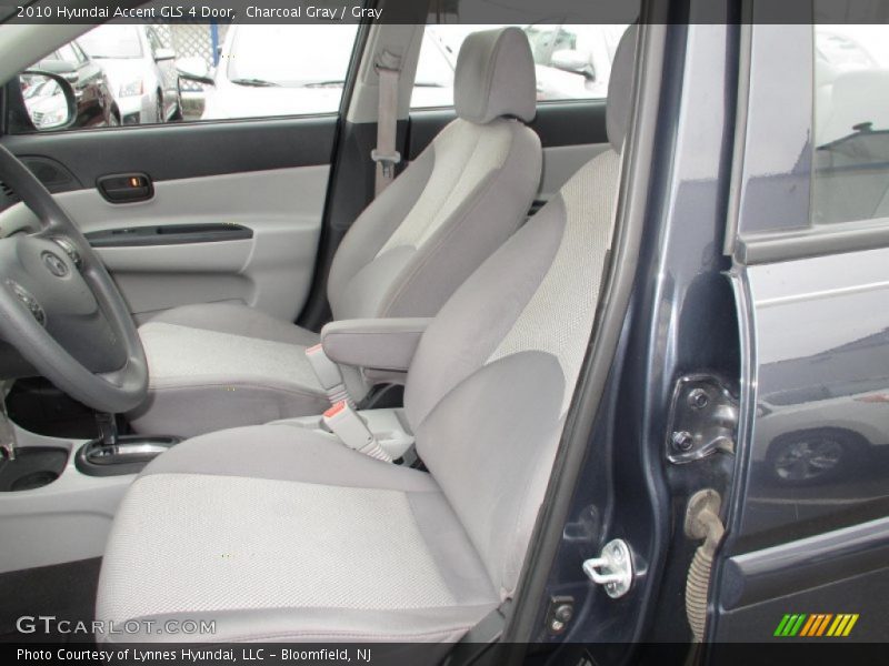 Charcoal Gray / Gray 2010 Hyundai Accent GLS 4 Door