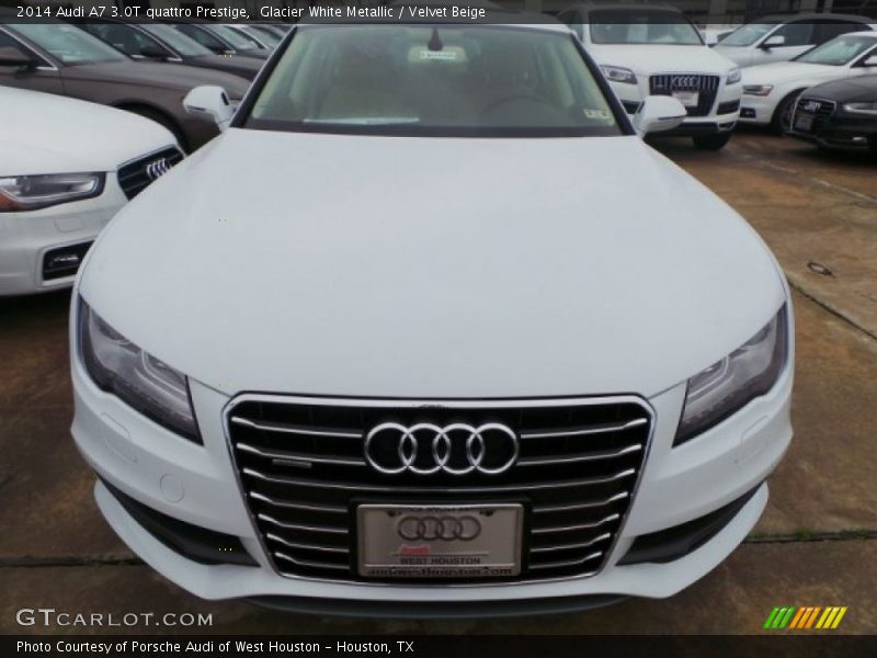 Glacier White Metallic / Velvet Beige 2014 Audi A7 3.0T quattro Prestige