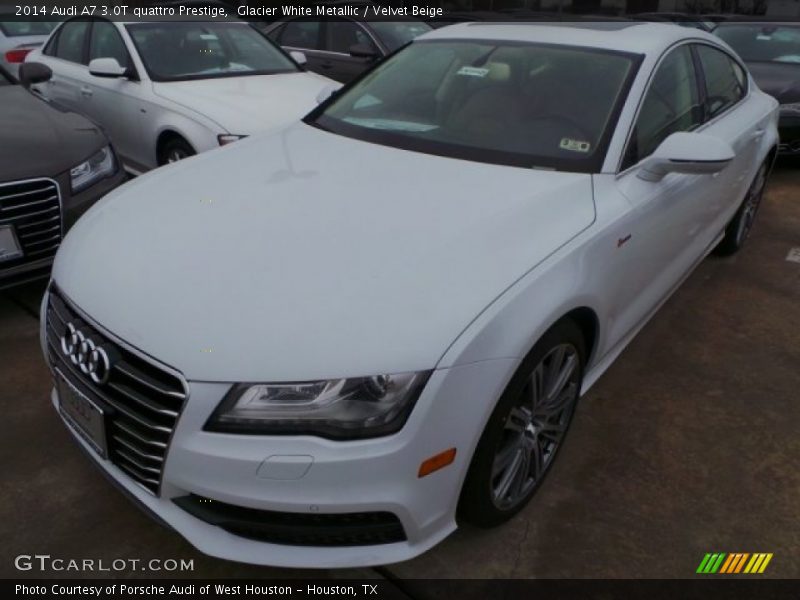 Glacier White Metallic / Velvet Beige 2014 Audi A7 3.0T quattro Prestige