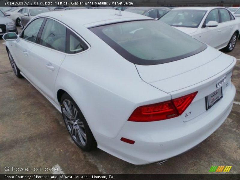 Glacier White Metallic / Velvet Beige 2014 Audi A7 3.0T quattro Prestige