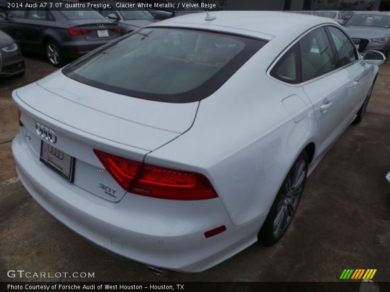 Glacier White Metallic / Velvet Beige 2014 Audi A7 3.0T quattro Prestige