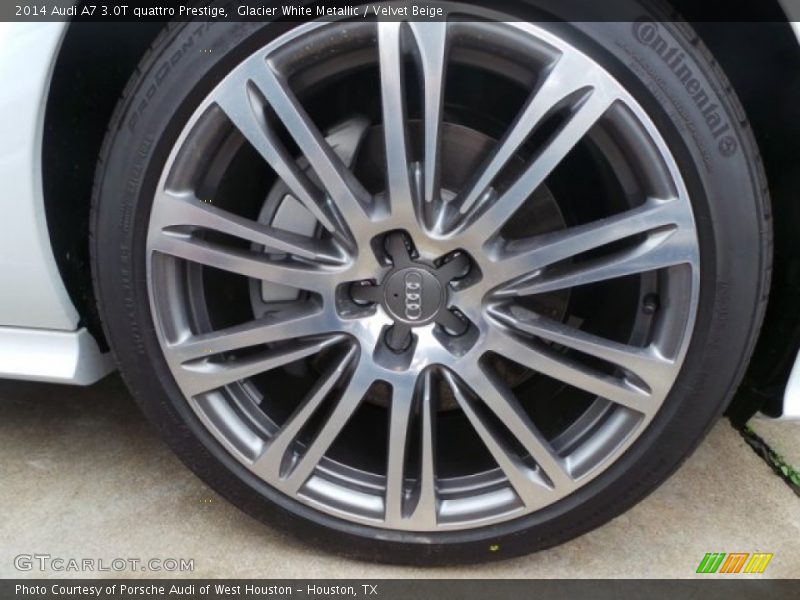 Glacier White Metallic / Velvet Beige 2014 Audi A7 3.0T quattro Prestige