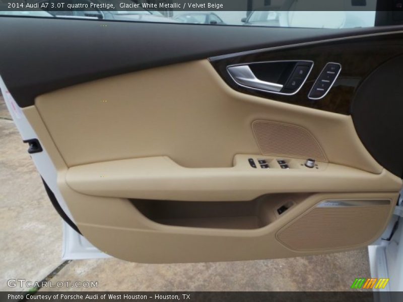Glacier White Metallic / Velvet Beige 2014 Audi A7 3.0T quattro Prestige