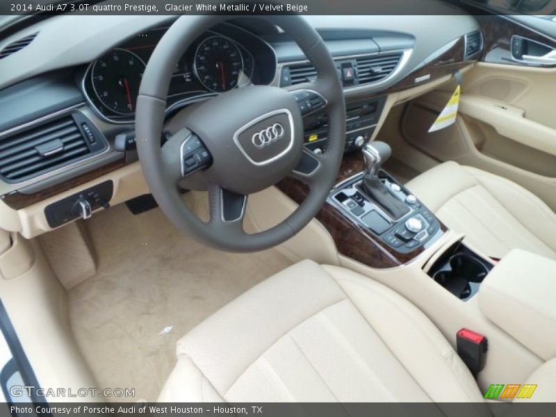  2014 A7 3.0T quattro Prestige Velvet Beige Interior