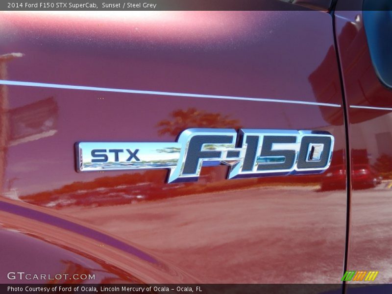 Sunset / Steel Grey 2014 Ford F150 STX SuperCab