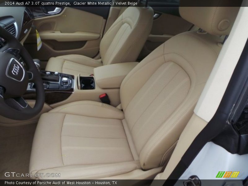 Glacier White Metallic / Velvet Beige 2014 Audi A7 3.0T quattro Prestige