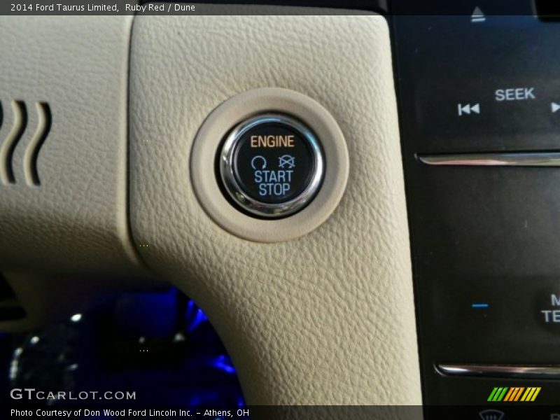 Ruby Red / Dune 2014 Ford Taurus Limited