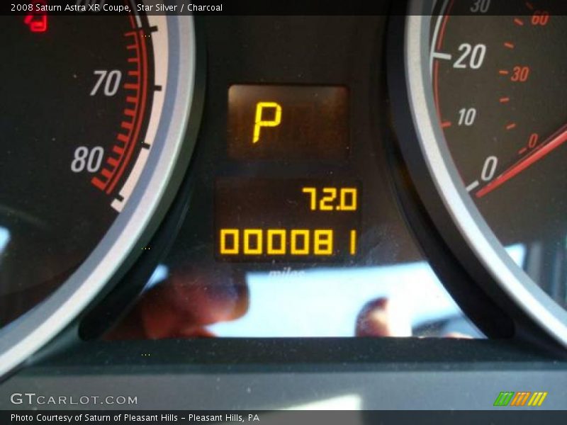 Star Silver / Charcoal 2008 Saturn Astra XR Coupe