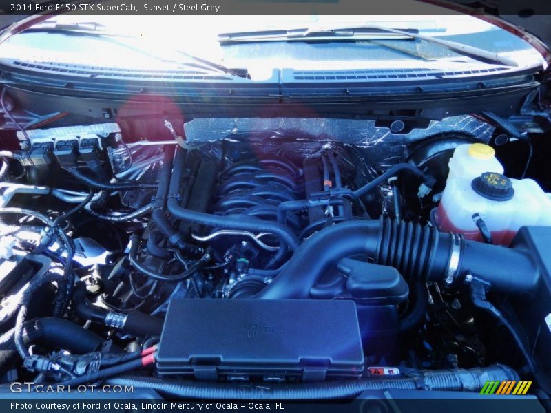 Sunset / Steel Grey 2014 Ford F150 STX SuperCab