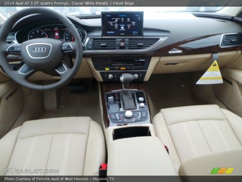 Glacier White Metallic / Velvet Beige 2014 Audi A7 3.0T quattro Prestige