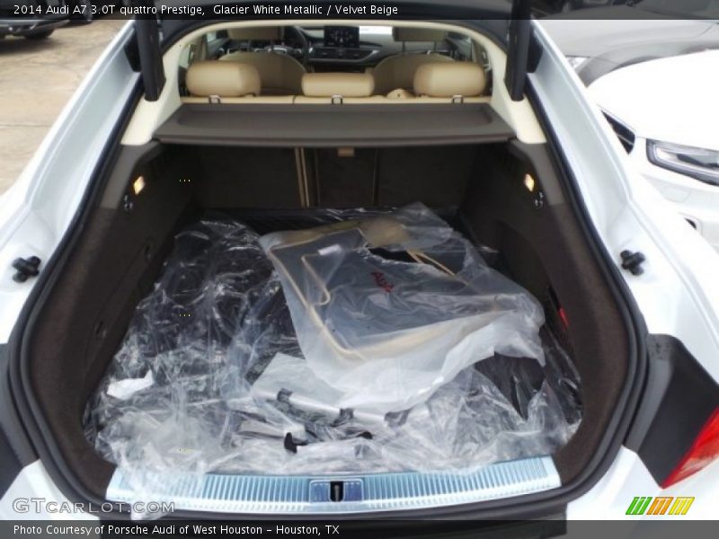 Glacier White Metallic / Velvet Beige 2014 Audi A7 3.0T quattro Prestige