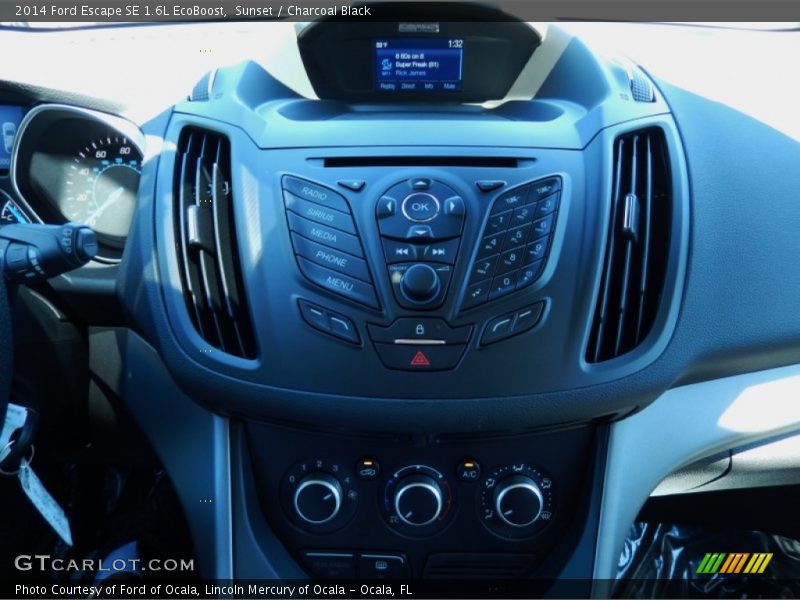Sunset / Charcoal Black 2014 Ford Escape SE 1.6L EcoBoost