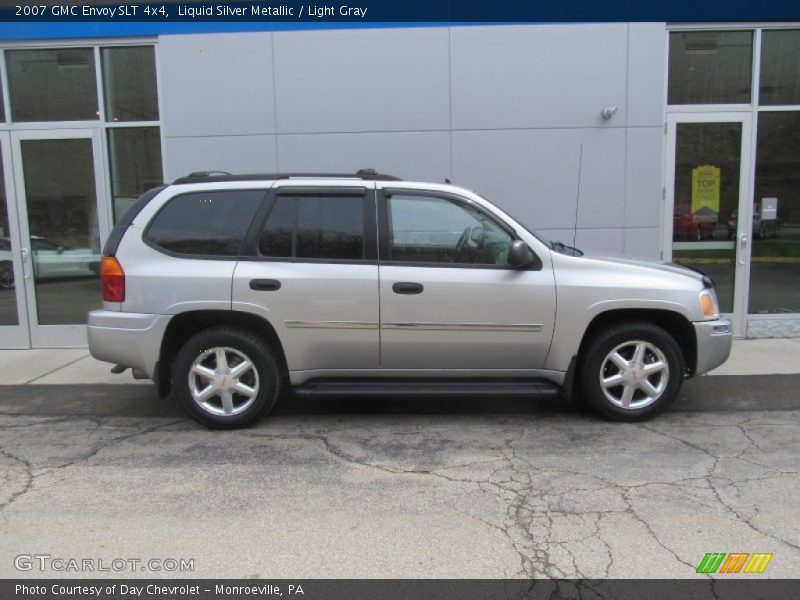 Liquid Silver Metallic / Light Gray 2007 GMC Envoy SLT 4x4
