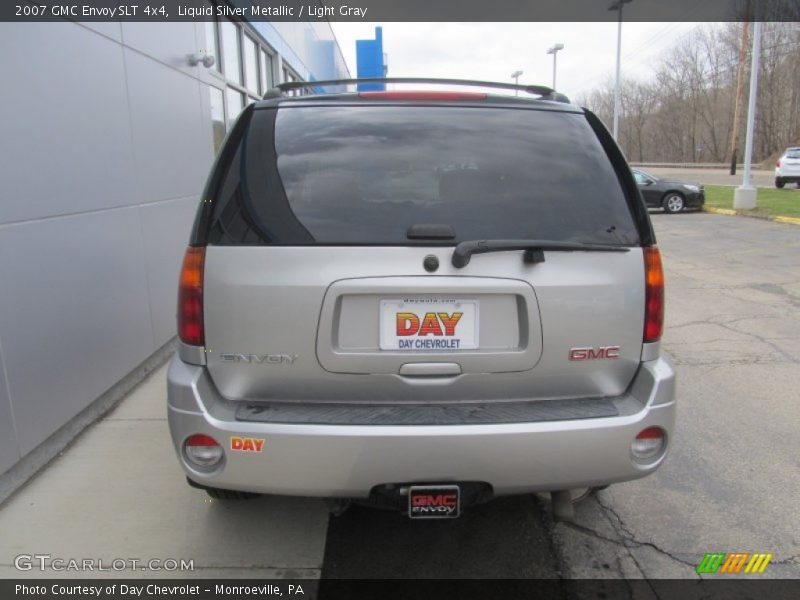 Liquid Silver Metallic / Light Gray 2007 GMC Envoy SLT 4x4