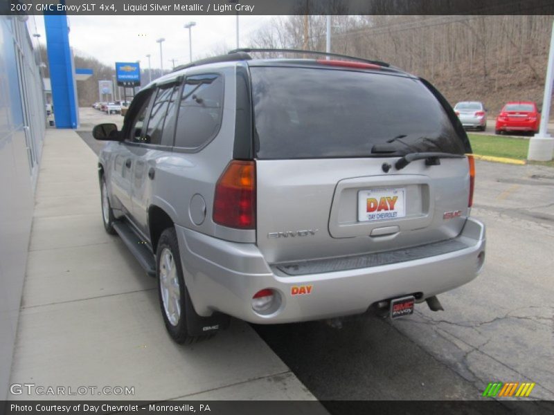 Liquid Silver Metallic / Light Gray 2007 GMC Envoy SLT 4x4