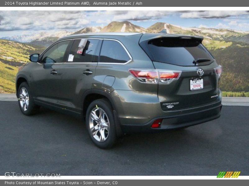 Alumina Jade Metallic / Ash 2014 Toyota Highlander Limited Platinum AWD