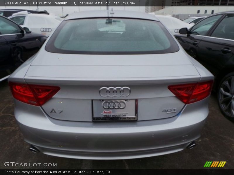 Ice Silver Metallic / Titanium Gray 2014 Audi A7 3.0T quattro Premium Plus