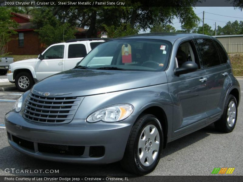 Steel Silver Metallic / Pastel Slate Gray 2009 Chrysler PT Cruiser LX