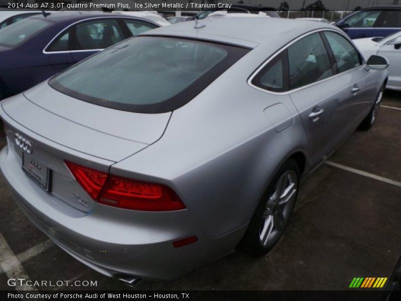 Ice Silver Metallic / Titanium Gray 2014 Audi A7 3.0T quattro Premium Plus