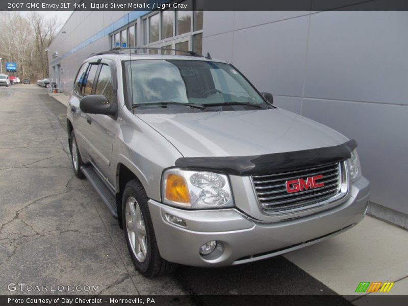 Liquid Silver Metallic / Light Gray 2007 GMC Envoy SLT 4x4