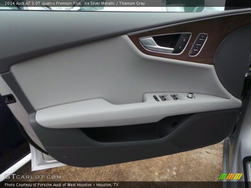 Ice Silver Metallic / Titanium Gray 2014 Audi A7 3.0T quattro Premium Plus