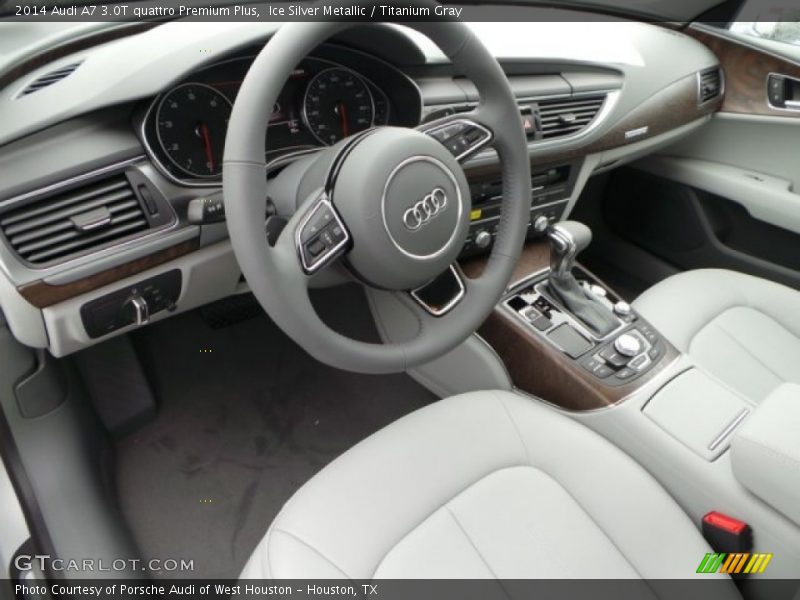  2014 A7 3.0T quattro Premium Plus Titanium Gray Interior