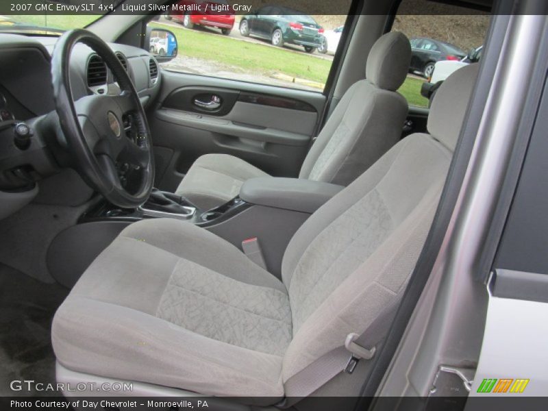 Liquid Silver Metallic / Light Gray 2007 GMC Envoy SLT 4x4
